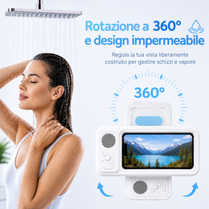 Supporto doccia 360° impermeabile